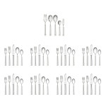 헨켈스 조이 45개 18/10 스테인리스 스틸 플랫웨어 세트 : sosoM