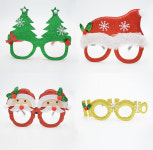크리스마스 파티 안경 눈꽃 트리 산타 눈사람 리스 루돌프 랜덤 : 심플터치