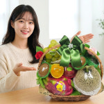 성남 차의과학대학교 분당여성차병원 출산 병문안 과일바구니 선물 혼합과일 : 포미식탁