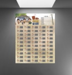 추억의 뽑기판 종이 옛날 게임 문방구 행운의 뽑기판 : MoaMowa