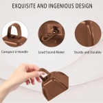 호돌이 3인치 카우벨 소음기, 손잡이가 라우드 달린 6Pcs 소형 경기, Black : 테메오