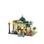 루미브릭 F9023 15001 타운라이프 신문 가판대 556PCS 루미브릭스 펀홀 브릭 블럭 레고 빌딩 모듈러 LED : JACOB STORE