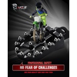 MZS 더트 바이크 풋 페그, CNC 모토크로스 풋페그 MX 풋레스트 페달 블랙 호환 KLX140G 08-23 / KX65 00-24 KX80 98-00 KX85 01-24 KX1... 