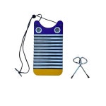 핸드메이드 미니 퍼플 및 옐로우 자이데코 워시보드 루브보드 스크럽보드 6 x 11 인치 : 유니고몰