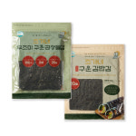 [세트] 무조미 구운 곱창돌김 20매 + 프리미엄 구운 김밥김 20매 2개입, 1개 : 주식회사 우주식품