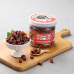 [펫푸드궁] 훈련용간식 트레이닝타임 져키 큐브 대용량 오리고기, 500g, 1개 : 펫푸드궁