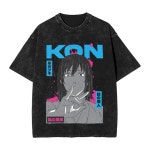 체인소맨굿즈 체인소맨티셔츠 캐릭터 요루 워싱 빈티지 워싱 1 S : 월드쇼핑센터