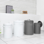 심플캔 종량제 봉투 10리터 20리터 쓰레기통 인테리어 휴지통 냄새차단 10L, 화이트 : 리빙플랜트