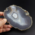 아게이트 마노 슬라이스 균형 안정 평화 캔들 트레이 차크라 그리드 명상 힐링 : 크리스탈블레싱