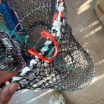 바다통발 대형 장어 문어 꽃게 접이식 통발 어망 그물 국내수제작 : 문화낚시