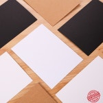 (20 장/많은) DIY 빈 흑백 크래프트 종이 DIY 수제 카드 만들기 크래프트 종이 두꺼운 골판지 드로잉 스케치 종이 : 포션98