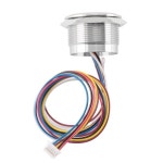 활성 R503 원형 RGB 링 표시기 LED 제어 DC3.3V MX1.0-6Pin 용량 지문 모듈 센서 스캐너 19Mm : 서원글로벌22
