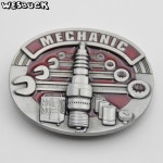 남성용 WesBuck 브랜드 도구 벨트 버클 목수 정비공 카우보이와 금속 서부 PU 축제 선물 : 반월홀딩스9