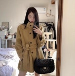 양모 하프코트 울 반코트 : petitdu01