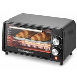 고메 ETO449 9L / 4-슬라이스 카운터탑 토스터 오븐, 컴팩트 디자인, 30분 타이머, 최대 450 F까지 조절 가능, 800W 쿼츠 가열, 드롭다운 크럼... 