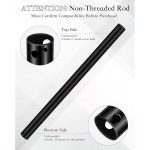 모산팬 48인치 천장 선풍기 연장봉 다운로드 와이어, 검은색 나사 없는 선풍기용 긴 연장 24INCH : 와이에스글로벌123