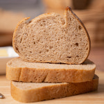 통밀빵 100프로 우리밀 무설탕 천연발효 비건 통곡물 빵 410g, 2개 : 텃밭브레드