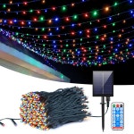 야외 태양광 스트링 화환 크리스마스 전지 LED 패널 충전 고속 대형 태양 정원 요정 웜 화이트 20M 200LEDs : 생활정거장