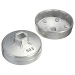 렌치 자동 공구 사각 드라이브 74MM 엔드 캡 오일 필터 903 14개 톱니 제거 액세서리 : 포혜