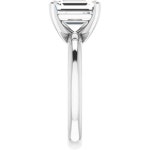 주얼리 아트 1CT-5CT 에메랄드 무색 모이사나이트 약혼 반지, 웨딩 브라이덜 링, 이터널 스털링 실버 솔리드 다이아몬드 솔리테어 프롱 기념...