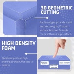 요가 블록 2개 세트 브릭 지지력 있는 부드러운 표면 필라테스 명상용 - 2팩 슬레이트 블루 : 넥서스유통