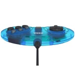 세가 제네시스 미니, PS3, PC, Mac, 스팀, - 포트 공식 아케이드 (청색 레트로비트 컨트롤러 투명) 패드 스위치용 6버튼 USB Black : 더고은... 