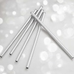 일체형 스테인레스 빨대 21.5cm/5P 스테인리스빨대 : 핑거프리