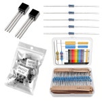 30 Values 600Pcs 1/4W 1 Metal Film 1R-1M ohm Resistor Kit with 10Values 100PCS TO92 Transistors BC33 : 믿고아마마트