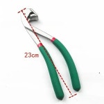 라이어 휠 아이브로우 플랫 홀 금속 페인트리스 덴트 리페어 툴 자동차 엣지 : 포혜