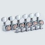 GUYKER 6R/6L 머신 헤드 나사 없음 잠금 튜닝 키 페그 크롬 : 반월홀딩스9