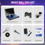 2025 업그레이드된 휴대용 아케이드 머신 판도라 박스 있는 앤 검색... 게임패드, 8000mAh 3D 2D 플레이 플러그 콘솔 게임 레트로 : 더고은 Plus