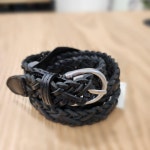 풀 그레인레더 꽈배기 벨트 D76060004 : petitdu01