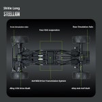 2.4G RC 크롤러 4WD 유니목 H6002 트럭 1:20 비율 제어 식 변속 차량 시뮬레이션 모델 장난감 자동차 : 빅원물류6