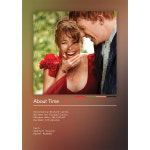 SSR-095 어바웃 타임 대형 영화 포스터 A3 도널 글리슨 레이첼 맥아담스 리디자인 스타일A : 포스터랩스