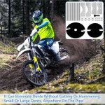 TE TC 125 250 혼다 호환 CR250용 2행정 바이크 오토바이 배기관용 덴트 제거 도구  수리 키트 : 베스트321아이