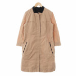 JJ지고트 베이지 면혼방 배색카라히든버튼롱재킷 88-90 구제구구공 : 광장시장