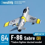 Rcwing 64mm F-86 V2 세이버 전투기 모델 비행기  조종 채널 생일  블레이드 시리즈 : 빅원물류6
