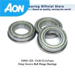 플랜지  베어링  금속 차폐 F6903 ZZ  17x30x7  F6903ZZ  1 개 : 가온글로벌플러스