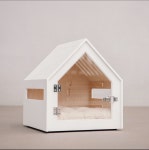 도그롯지 강아지하우스 멍멍이집 냥이하우스 숨숨집 오두막형태 개폐가능입구 중소형 : 모노크