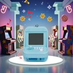 미니 블록 26가지 지원 플레이 비디오 머신, 빌딩 게임 모드로 플러그 자동차 키체인 클래식 콘솔 앤 트림 게임용 아케이드 : 더고은 Plus