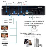 비디오 게임 14인치 LED 내장 에뮬레이터 20,000+ FBA/N64/아케이드/MAME과 호환 클래식 통합 레크리에이션 플레이어 콘솔 : 더고은 Plus