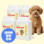 미스터추추 강아지 데일리 배변패드 레몬향 18g 표준형, 100매입, 4개 : 미스터추추
