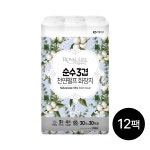천연펄프 순수 3겹 화장지(30m x 30롤) 12팩 두루마리 휴지 : 팀커머스