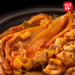 밥도둑 돼지 김치찜 묵은지 김치 고기 듬뿍 가정식 혼밥 간편식 밀키트 500g, 2개 : 머그바Mugbar