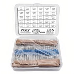 30 Values 600Pcs 1/4W 1 Metal Film 1R-1M ohm Resistor Kit with 10Values 100PCS TO92 Transistors BC33 : 믿고아마마트