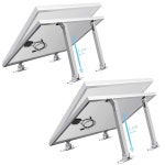 2세트(4PC) 태양광 패널 장착 브래킷 - 조절 가능한 틸트 마운트 스탠드 50W 10 : 프라임파인더몰