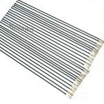 20 자전거 스포크 0MM MTB 블랙 스트레이트 14G 258 305MM 스틸 20pcs 258mm : 트레조몰