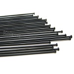 20 자전거 스포크 0MM MTB 블랙 스트레이트 14G 258 305MM 스틸 20pcs 258mm : 트레조몰
