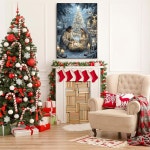 아트 키트 및 젬 5D 키트(12x16인치) 성인 가정 장식용 선물 키트, 풀 초보자를 드릴 크리스천 위한 출생 페인팅 DIY G6713-US : 더고은 Plus