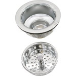 Westbrass C0136-05 11인치 컨템포러리 1-Lever 냉수 디스펜서 포함 2팩 및 폴리싱 키트(필터 포함), 니켈 스트레이너 트림 폐기 세트, 교체... 